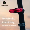 Bicycle taillight sensor smart brake light wireless remote control mountain bike road bike night riding light