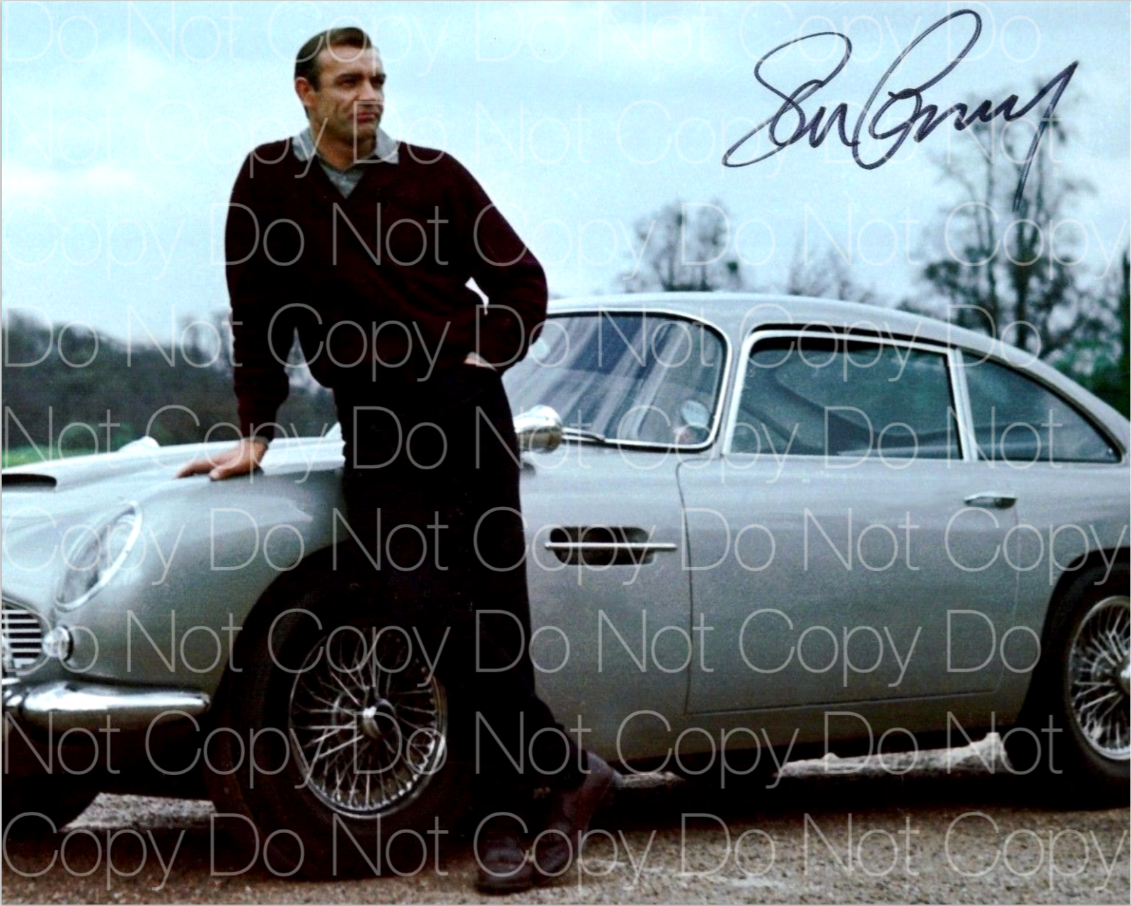 Sean Connery 007 James Bond signed 8x10 print Photo Poster painting picture poster autograph RP