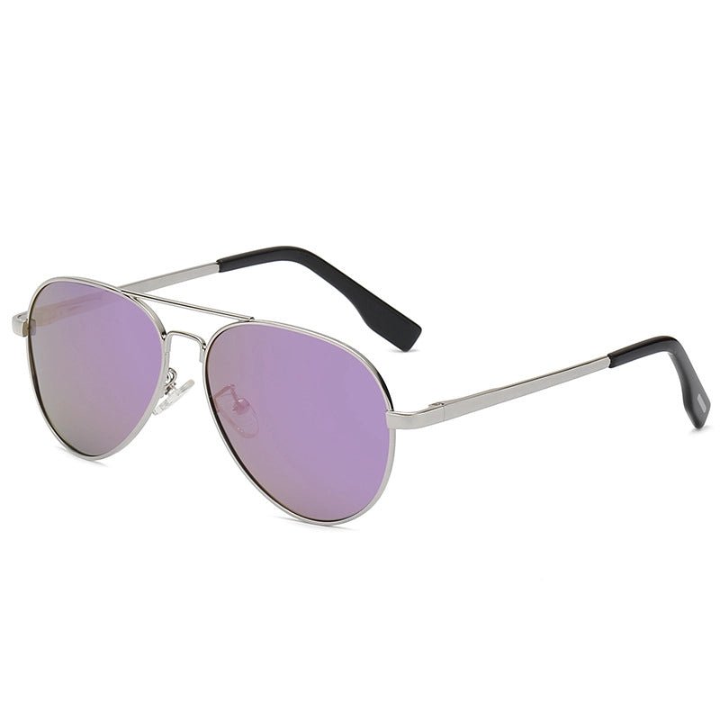 Retro Solid Color Tac Toad Glasses Full Frame Women’s Sunglasses