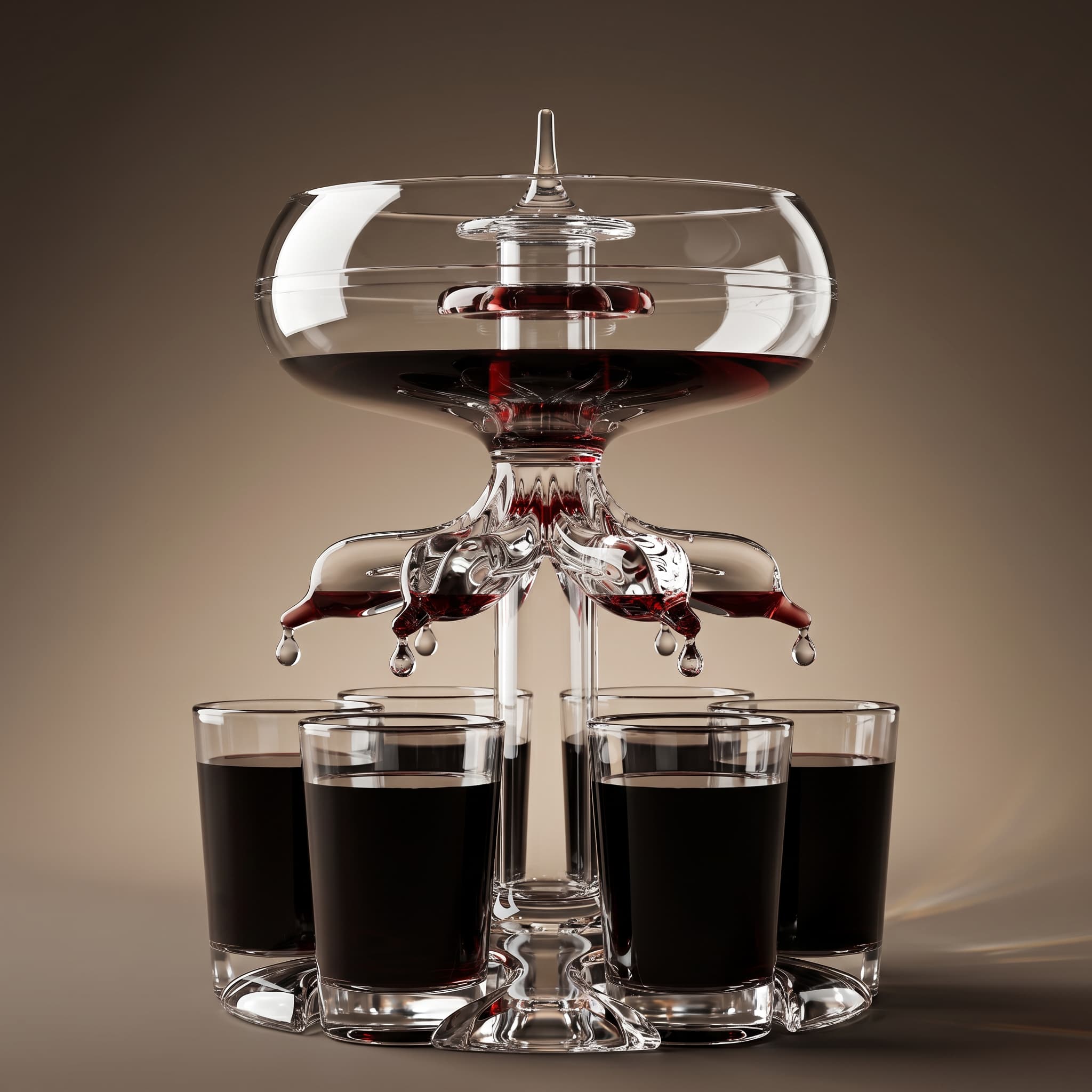 Fromtea 6-Shot PMMA Dispenser & Holder _Fromtea&reg; Official Store