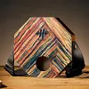 Solid Wood Painted Cajon Drum 3-in-1 Percussion Instrument Box Drum