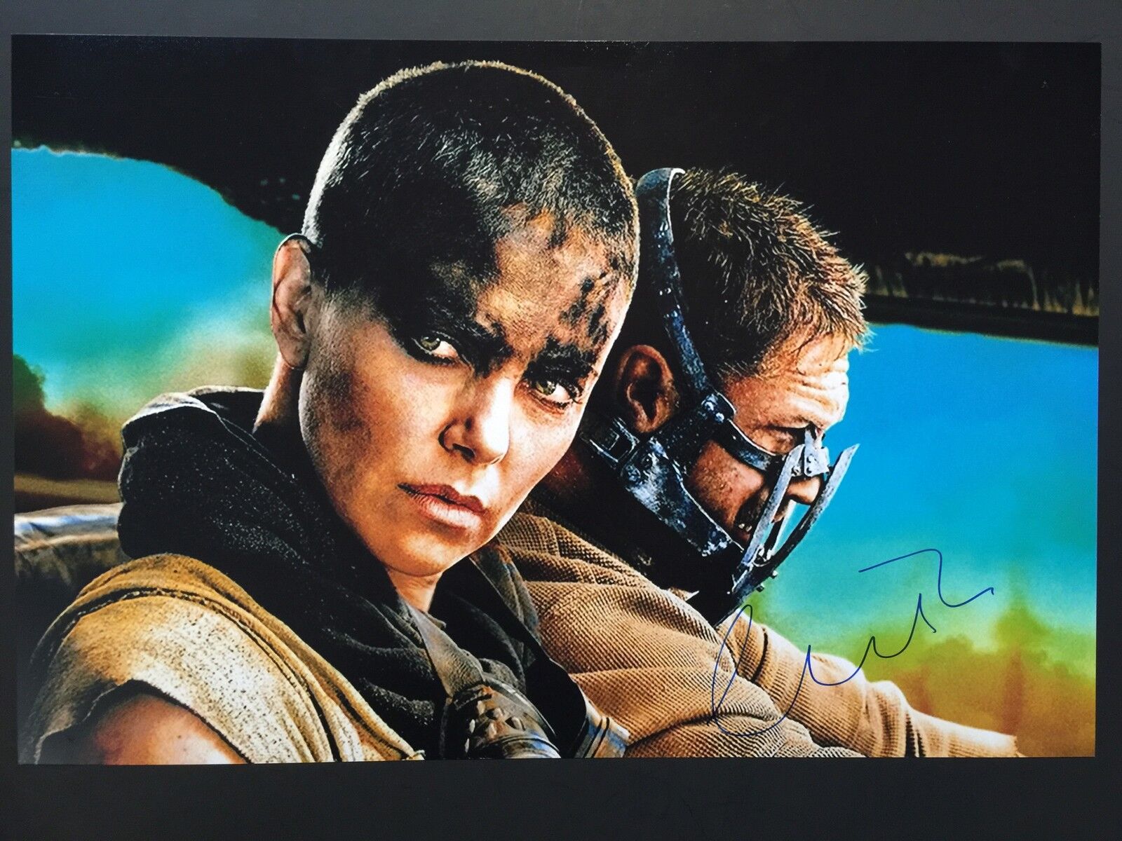 Charlize Theron Autograph JSA 12 x 18 Signed Photo Poster painting Mad Max