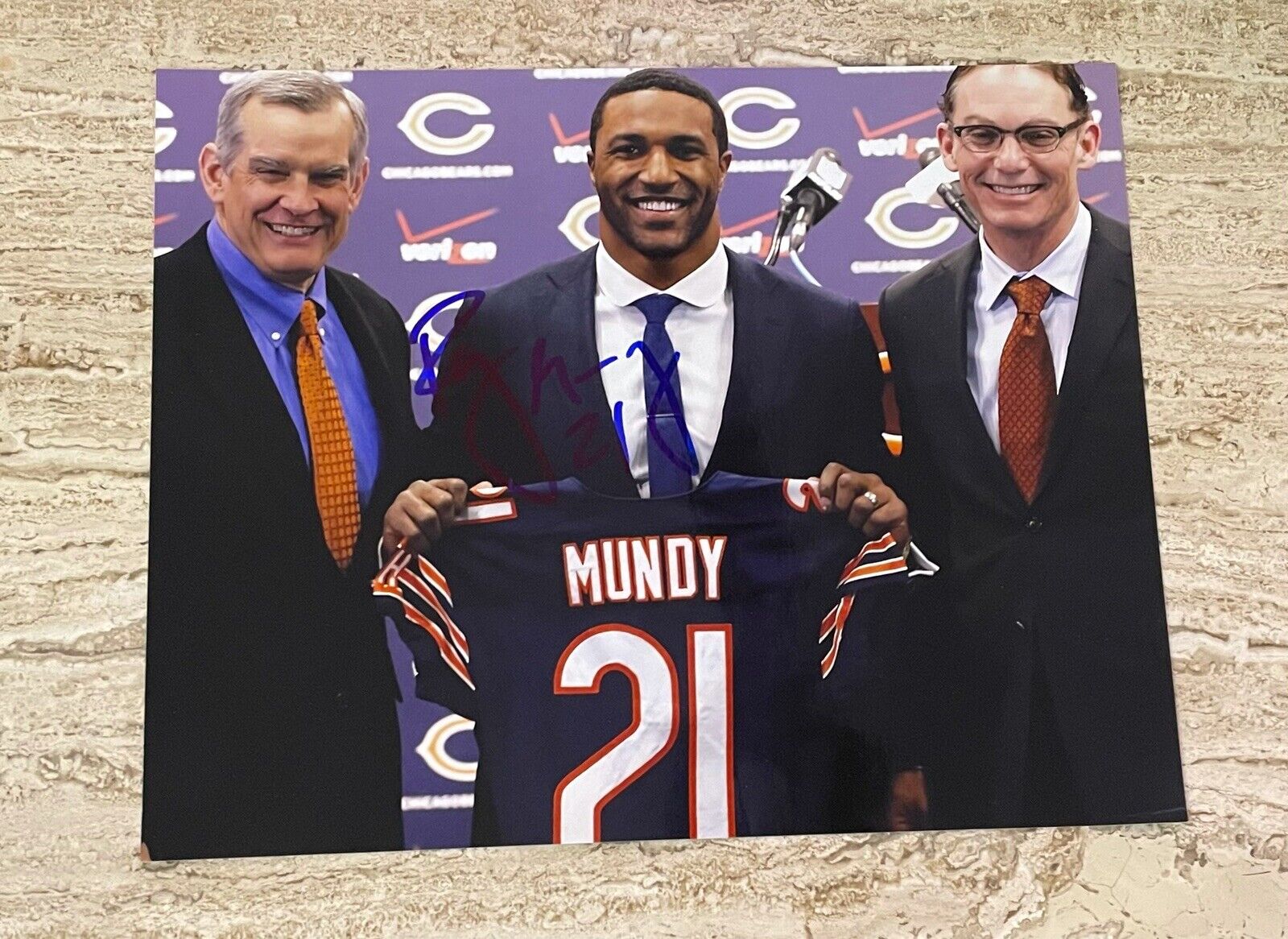 Ryan Mundy Chicago Bears Autographed Signed 8X10 Photo Poster painting W/COA