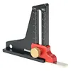 Woodworking Height Depth Measurement Al Alloy Adjustable Saw Blade Marking Ruler