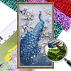 Peacock - 9CT Full Beaded Cross Stitch Kit(30x56cm)