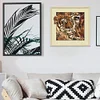 Diamond Painting -DIY Round Drill Tiger Out of Frame