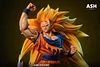 GROS Scale Super Saiyan 3 Son Goku - Dragon Ball Resin Statue - Ash-Studio