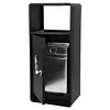 [US Local Warehouse] Commercial Outdoor Trash Can Decorative Trash Container with Lid for Park Garden