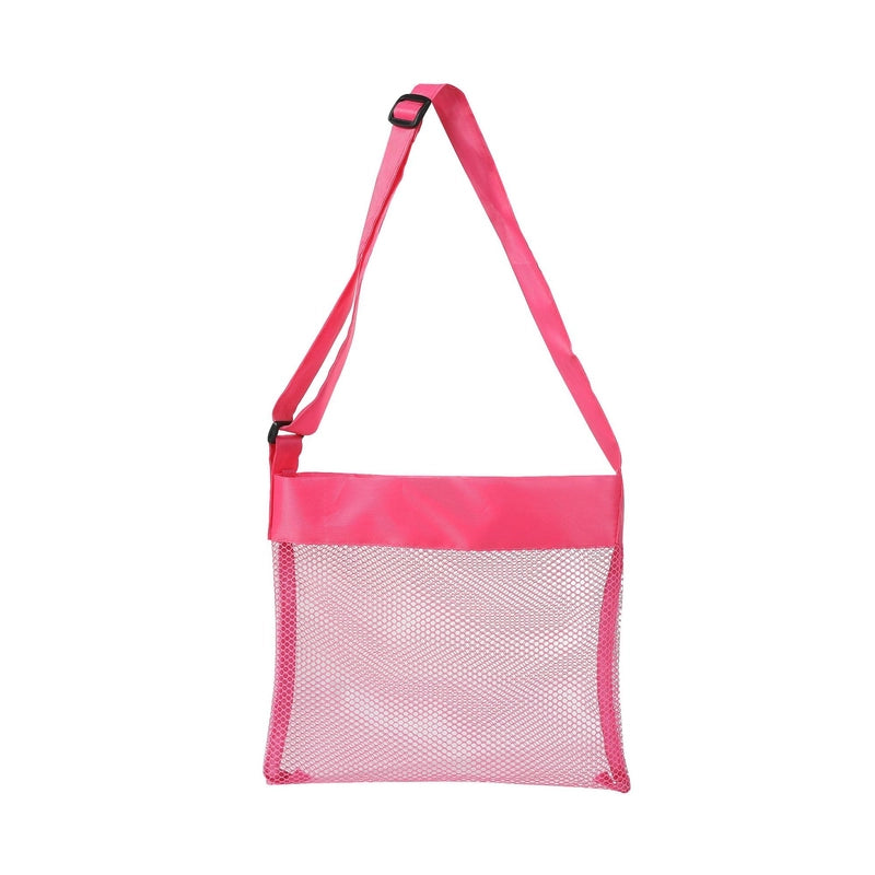 Vacation Solid Color Square Zipper Beach Bag