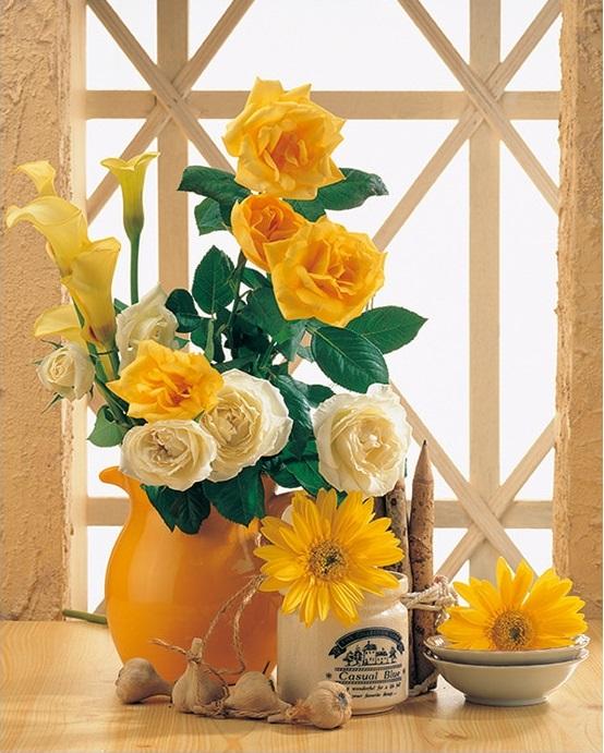 

Yellow Sunset Flower – Paint By Numbers - 40*50CM, 501 Original
