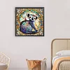 Diamond Painting-DIY Full Round Drill Stained Glass Lemur