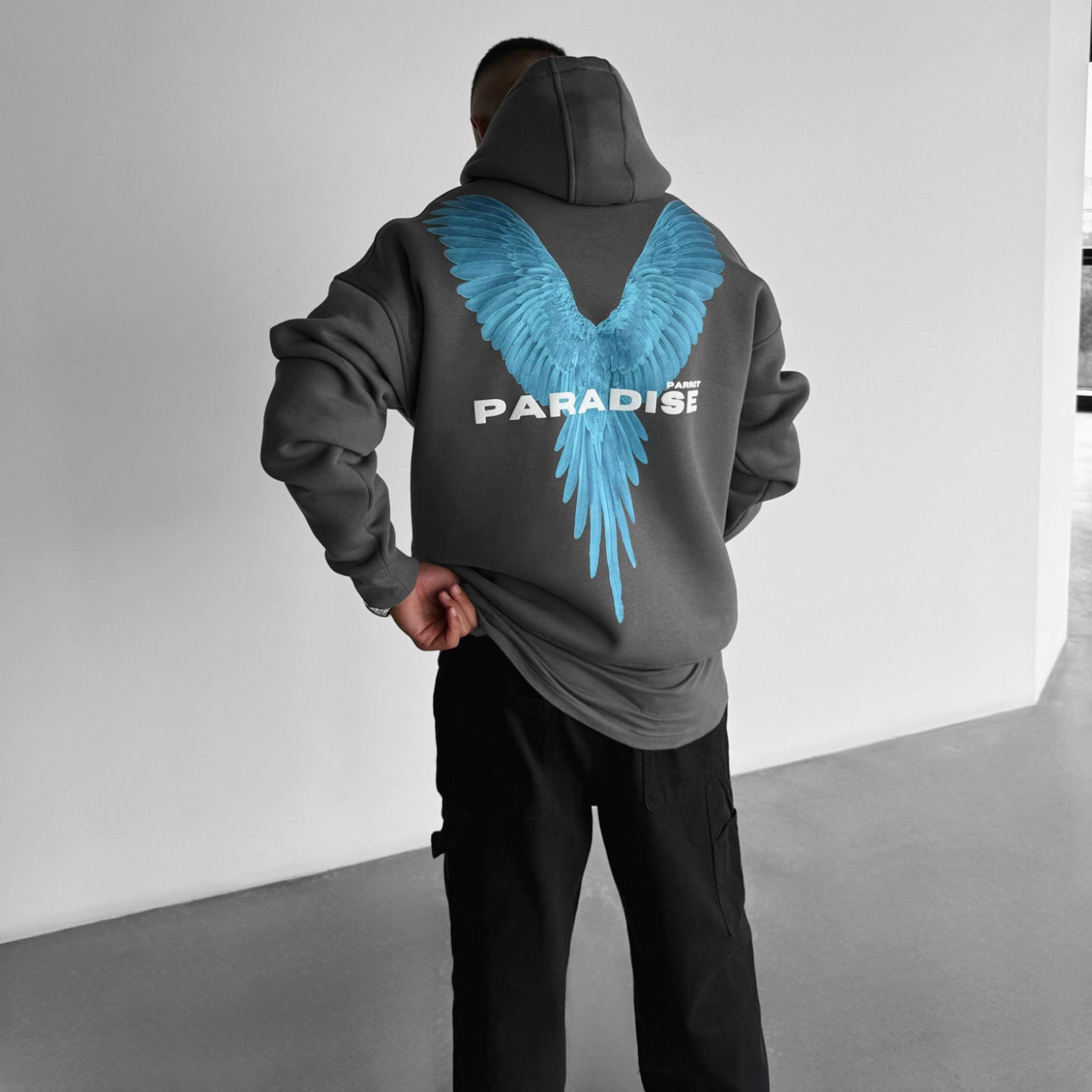 Oversize Parrot Hoodie