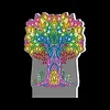 DIY Diamond Painting 7 Color Night Light Lamp Home Decoration Ornament Gift Kit(Tree)