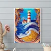 Diamond Painting-DIY Full Round Drill Lighthouse