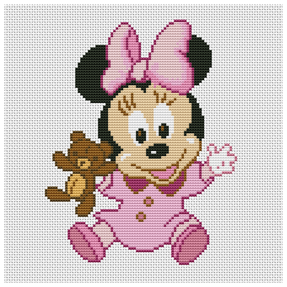 

Cartoon - 11CT Stamped Cross Stitch - 30*30CM, 501 Original