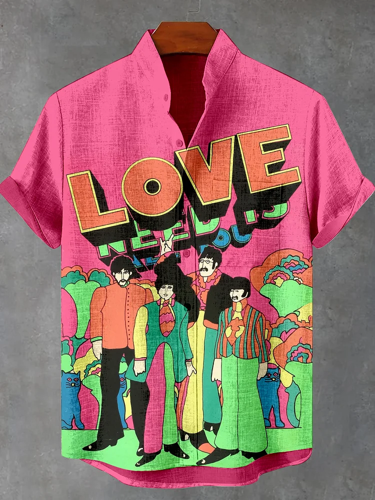 Teecade Teecade The Beatles Art Print Shirt