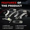 Engine Timing Chain Kit 5.6L Fit for 2010-2023 TITAN 16-23 Titan XD for 09-22 INFINITI QX80 Q70 M56 QX56 for 10-12 Pathfinder-Auto for 12-21 NV2500/NV3500 with Tensioner, Guide Rail, Sprockets