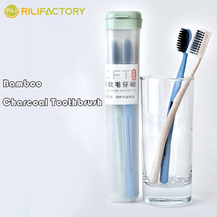 Bamboo Charcoal Toothbrush Rilifactory