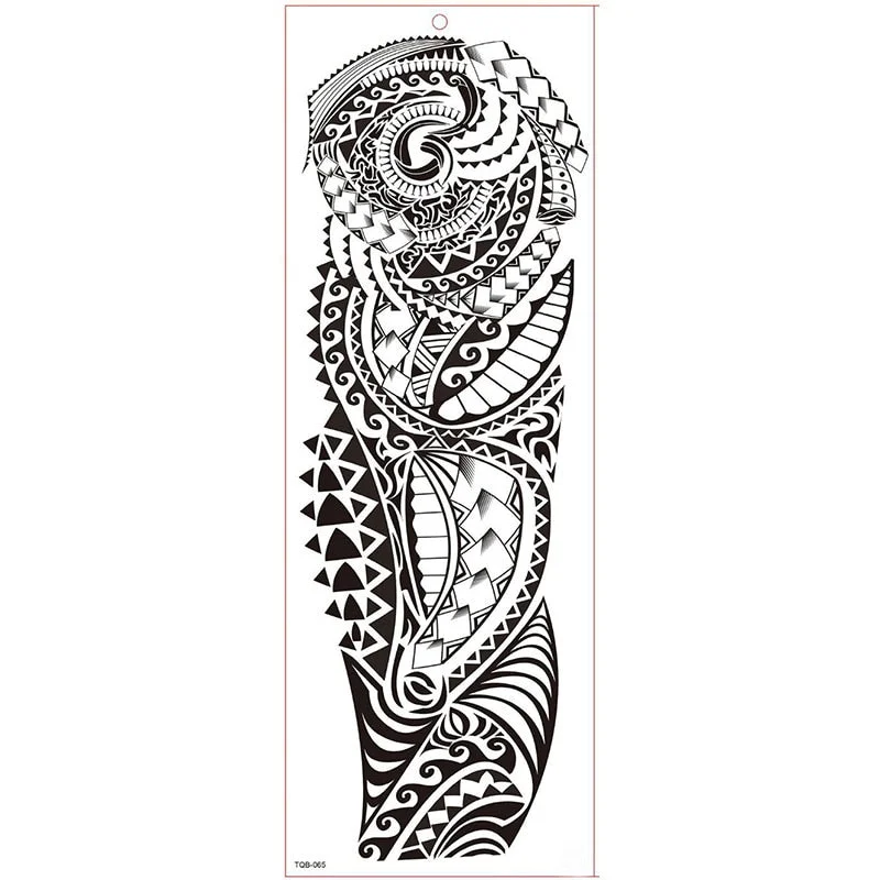 Lion Beast Rose Full Flower Body Art Tattoo Large Arm Sleeve Tattoo Waterproof Temporary Tattoo Sticker