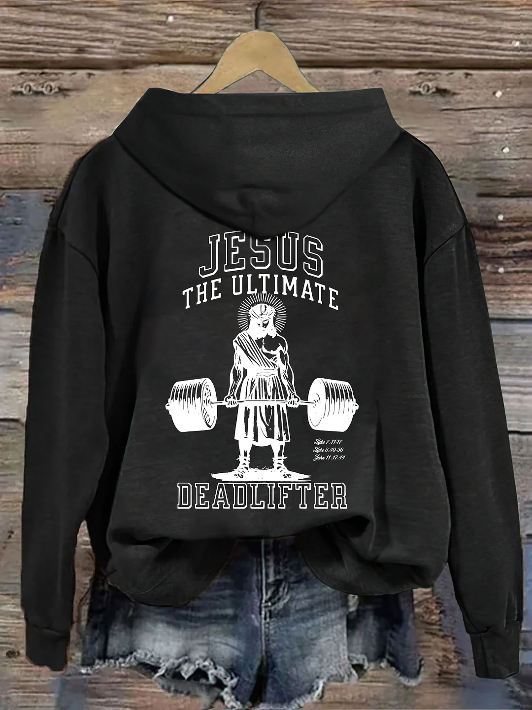 Vintage Jesus Ultimate Deadlifter Hoodie