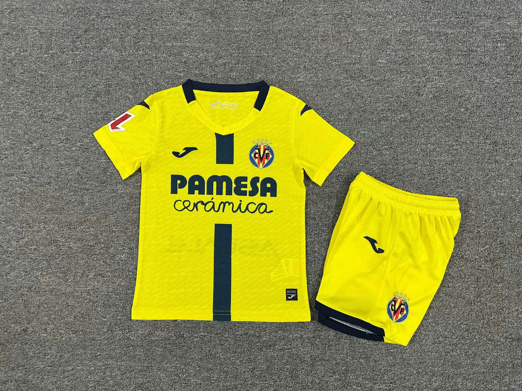 2025-2026 KIDS Villarreal FC Home Football Shirt 1:1 Thai Quality- Maxi Kit
