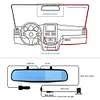 Dual Lens Car DVR HD 1080P 4.3 Inch Auto Video Camera Rear View Built-in Speaker