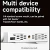 40W Portable Mini LED Fill Light Pocket-Sized Selfie Light Dual-Color Adjustable Soft Fill Light Type-C Charging Handheld 2800K-9000K Beauty Lamp for Outdoor Camping/Mobile Live Streaming