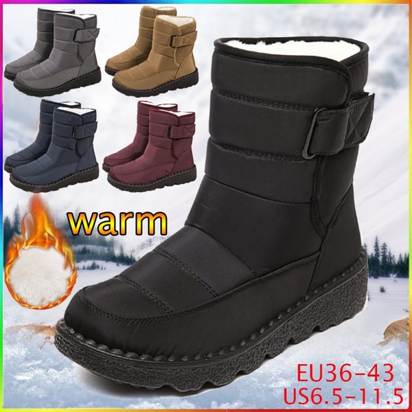 Autumn and Winter Women's Fashion Warm Cotton Shoes Snow Boots High Tube Waterproof Women's Boots Non-slip Women's Boots - Shop Trendy Women's Clothing | LoverChic