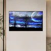 (60*35cm)Blue Sky Tree - Round AB Drill Diamond Painting