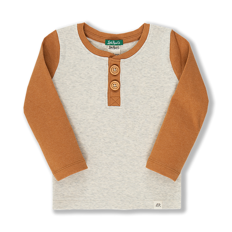 Rust Long Sleeve Button Shirt
