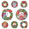 (30*30cm)Diamond Painting Crystal Christmas Wreath
