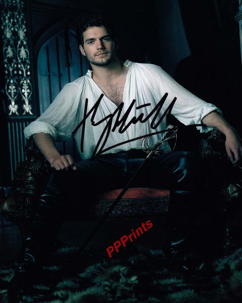 HENRY CAVILL THE TUDORS AUTOGRAPHED 10X8 SIGNED REPRO Photo Poster painting PRINT