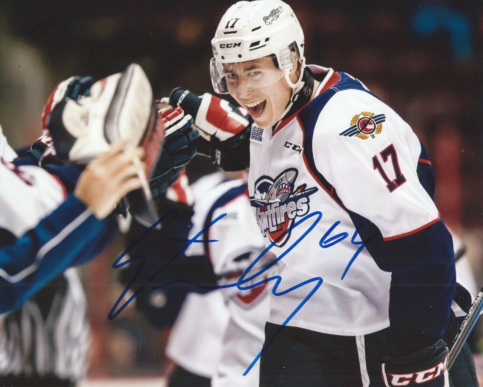 Logan Stanley Signed 8x10 Photo Poster painting Windsor Spitfires Autographed COA