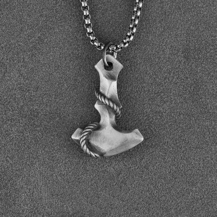 Coutureaura 999 Sterling Silver Anchor Necklace