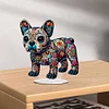 Diamond Painting Acrylic Dog Desktop Ornament Rhinestones Decorations for Adults