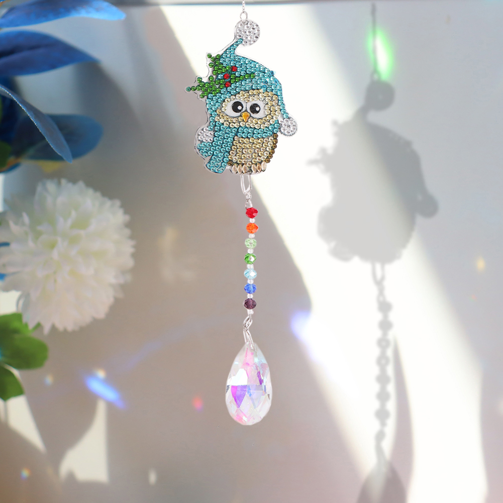 

Owl Suncatcher - 5D DIY Craft Pendant - Diamond Painting, 501 Original