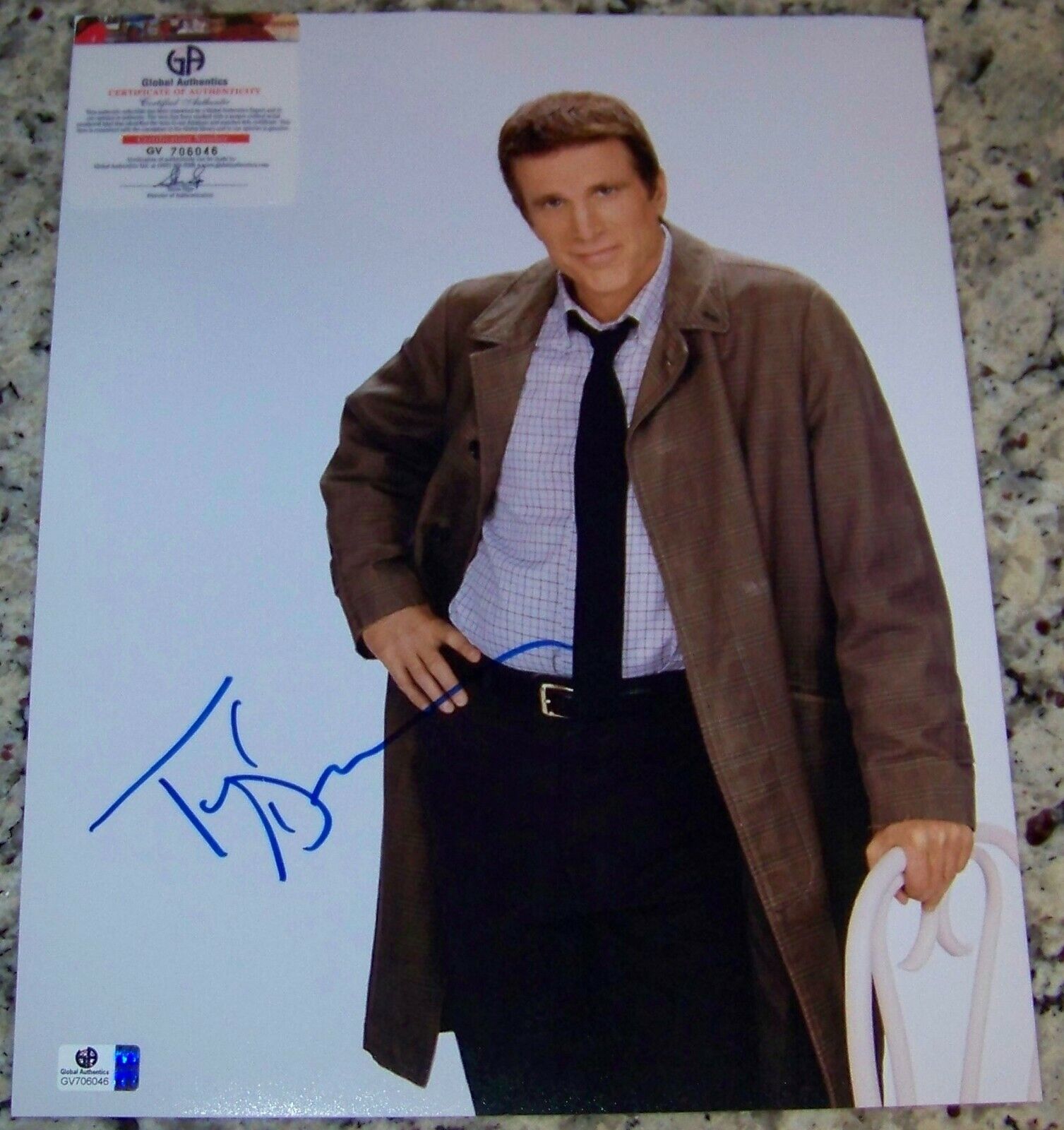 CLEARANCE SALE! Ted Dansen Signed Autographed 11x14 Photo Poster painting GV GA GAI COA!