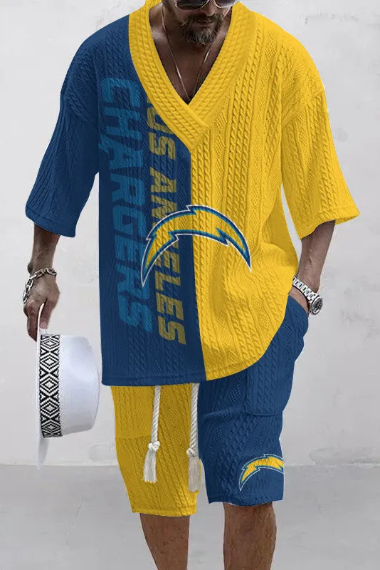 Los Angeles Chargers Limited Edition Top And Shorts Two-Piece Suits