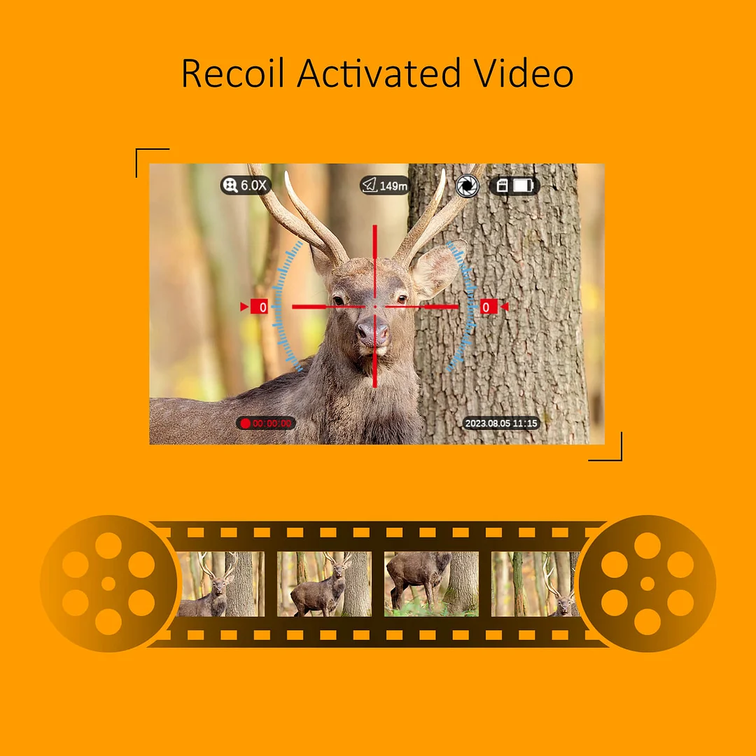 Night Vision Monocular - Full Color 4-8x40mm Digital Night Vision Scope Camera for Camping Hunting & Fishing