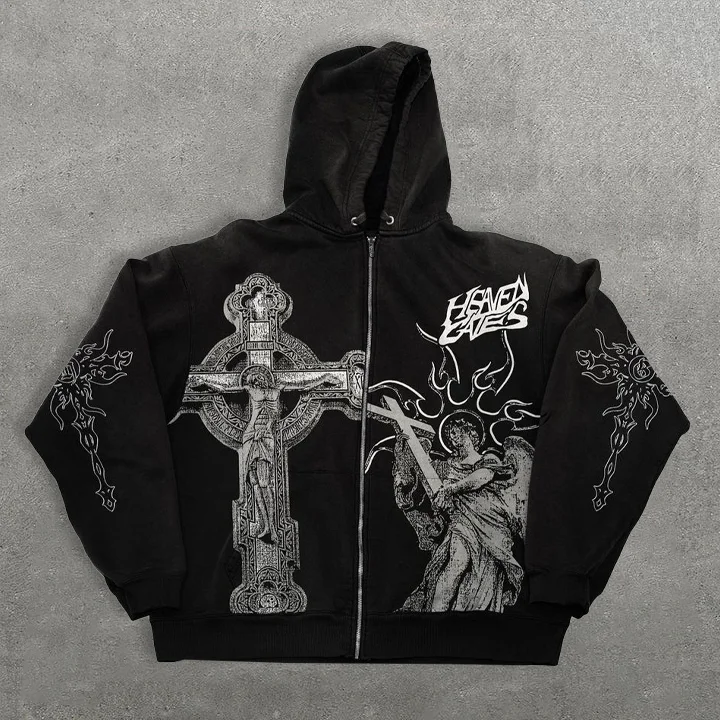 Heaven Gates Resurrection Zipper Up Hoodies