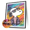 Diamond Painting -DIY Round Drill Cartoon Puppy