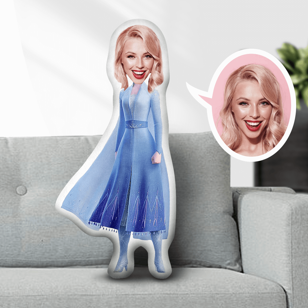 Custom Pillow Face Body Frozen Elsa Personalized Photo Pillow Gift Pillow Toy Throw Pillow MiniMe Pillow Dolls and Toys