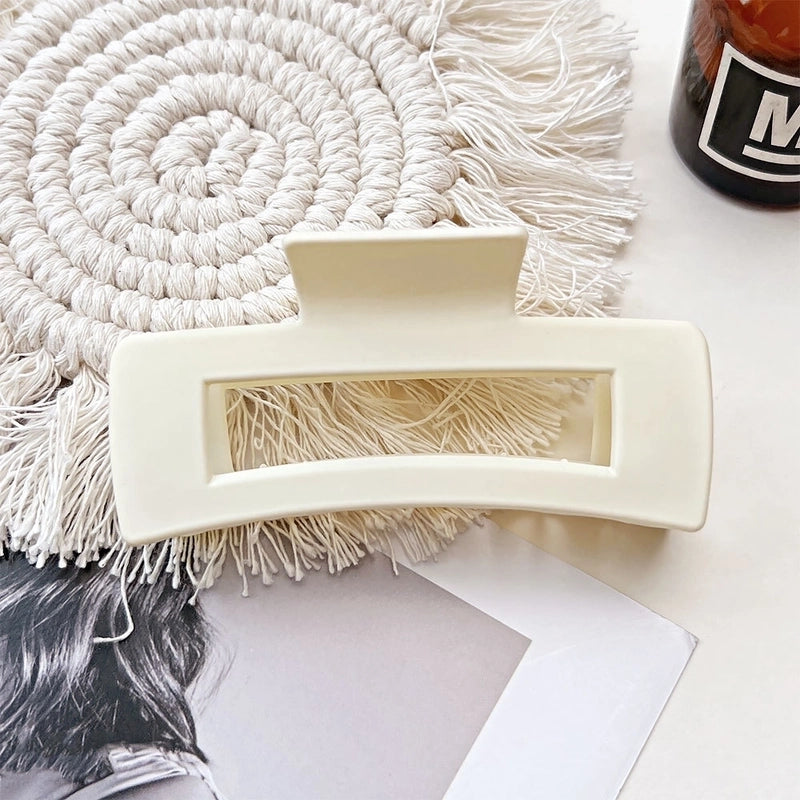 Women’s IG Style Solid Color Plastic Hair Claws