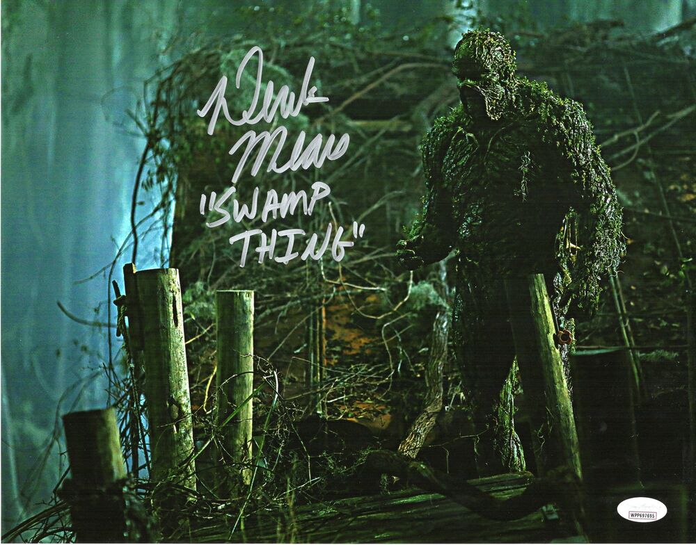 Derek Mears Autograph 11X14 Photo Poster painting Swamp Thing Signed  2