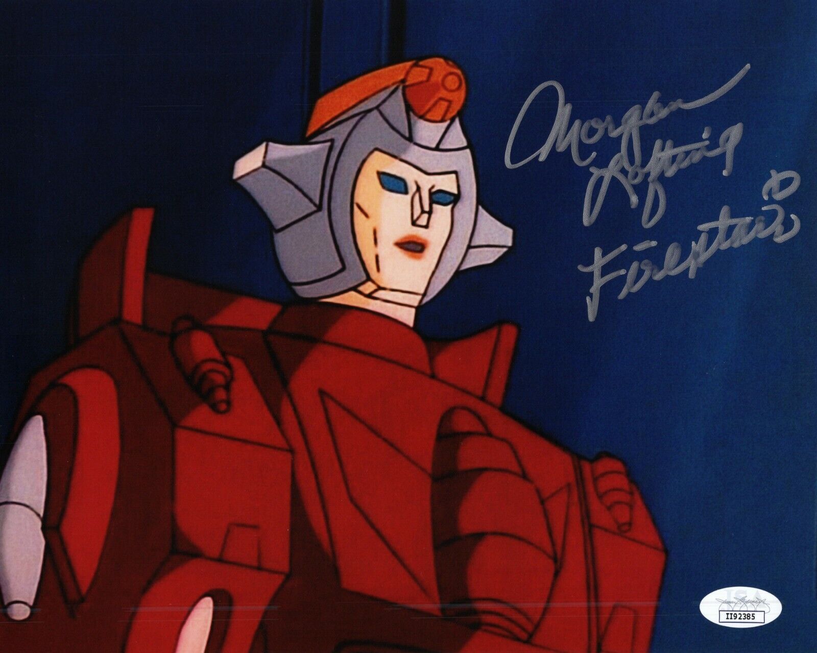 MORGAN LOFTING Authentic Hand-Signed TRANSFORMERS ~FIRESTAR