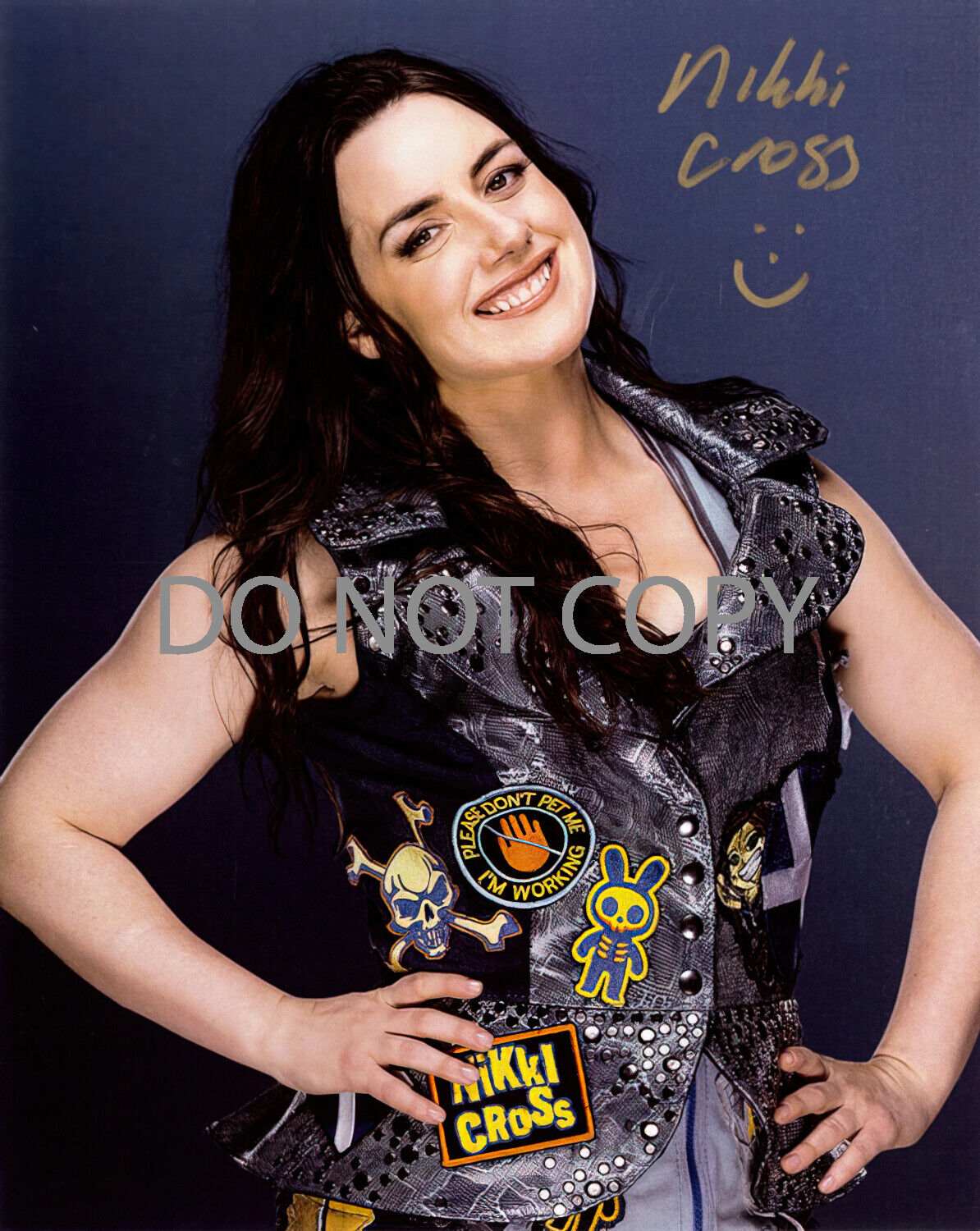 WWE - Nikki Cross - Autograph 8x10 Photo Poster painting Hot Reprint