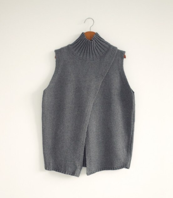 New Loose Sleeveless Sweater Spring Autumn Women Vest Sweaters Knitting Joker Knitted Vests Wool Oversize Pullover