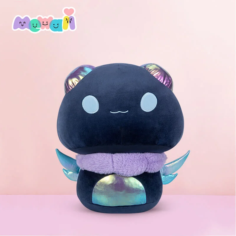 Mewaii Personalized Blue Dragonfly Kawaii Plush Pillow Squishy Toy Mushroom Family For Gift