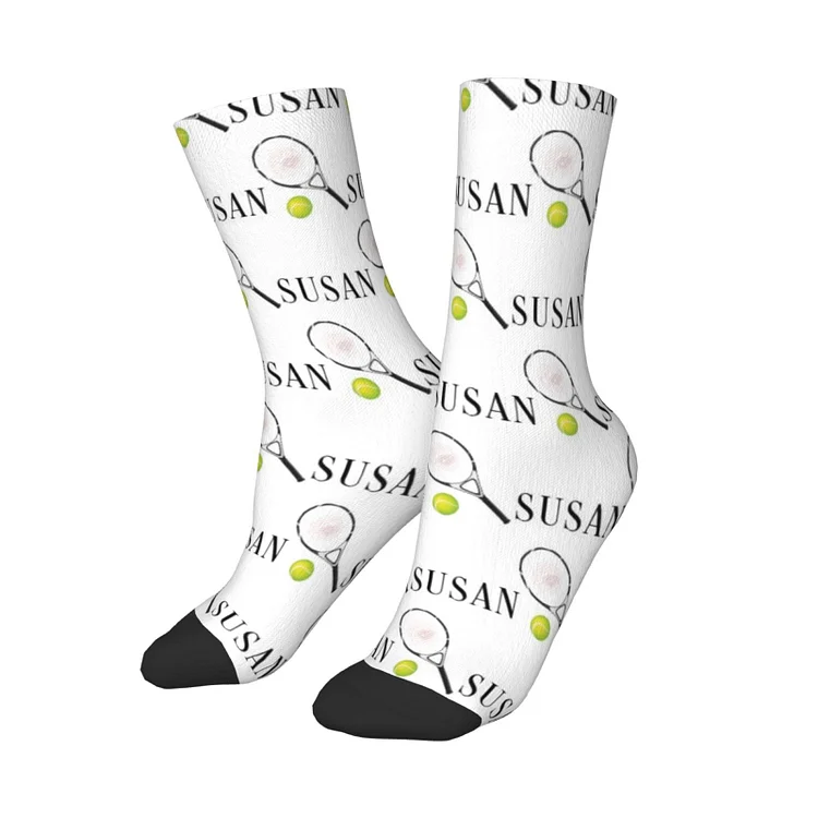 Personalized Kids Tennis Sports Socks|S20