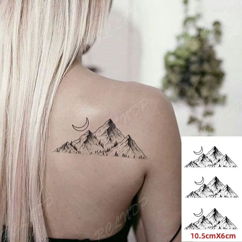 Waterproof Temporary Tattoo Sticker Small Cute Flower Plant Body Art Flash Tatoo Fake Tatto for Women Men